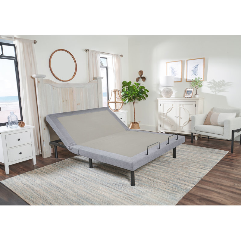 Alwyn Home Mosley Massaging Zero Gravity Adjustable Bed with Wireless
